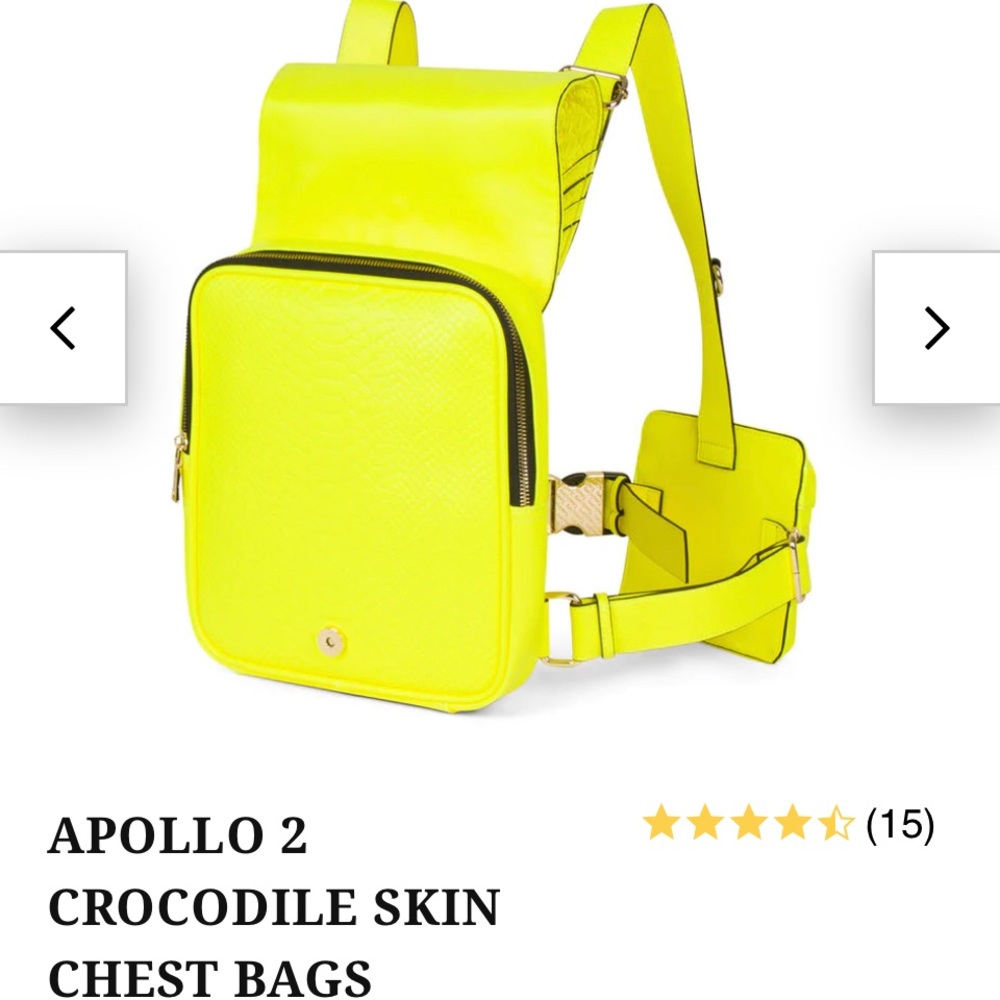 Apollo Crocodile Chest Bag